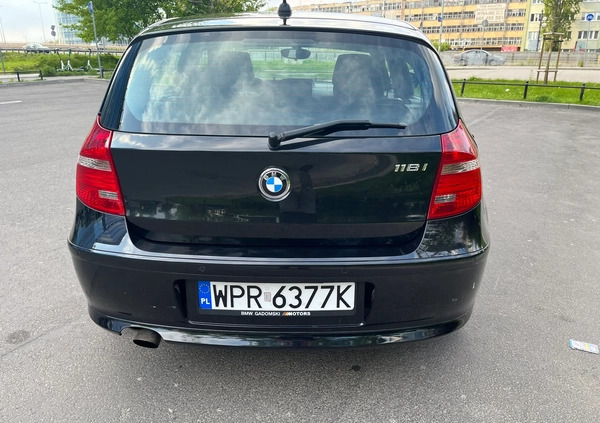 BMW Seria 1 cena 21950 przebieg: 148607, rok produkcji 2009 z Warszawa małe 37